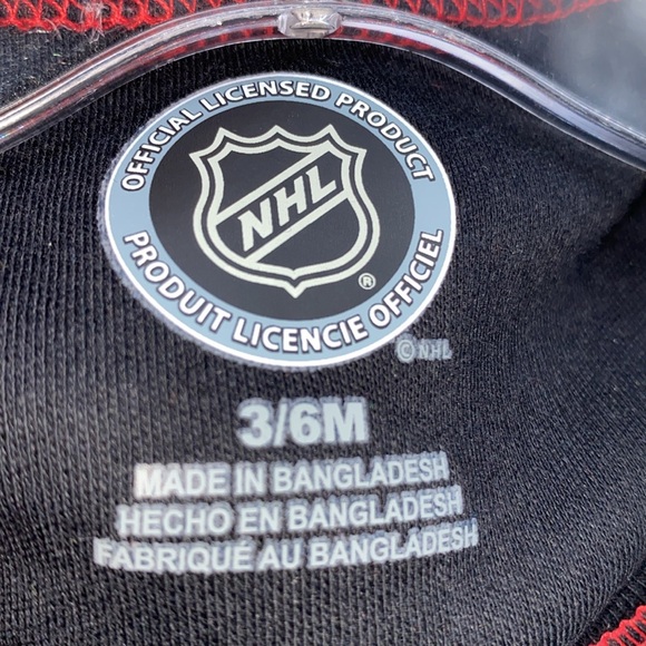 Calgary Flames NHL Hockey Team Infant Baby Bodysuit Size 3-6 Months - Picture 3 of 8